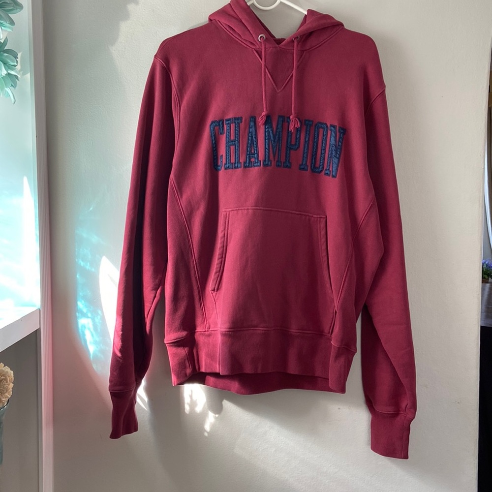 Vintage Maroon Champion Hoodie!!